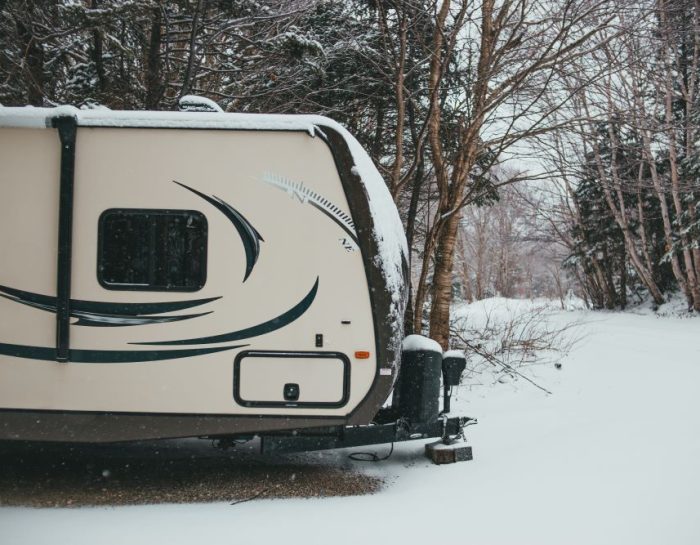 How to drain a touring caravan down for winter
