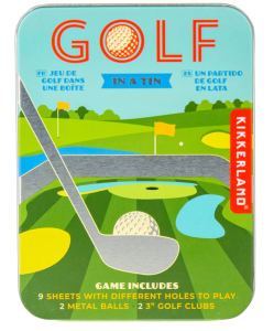 what to buy the man who has everything - golf in a tin